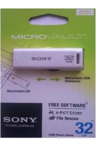 Sony USM32GR/WZ IN 31300489 32 GB Utility Pendrive(White)